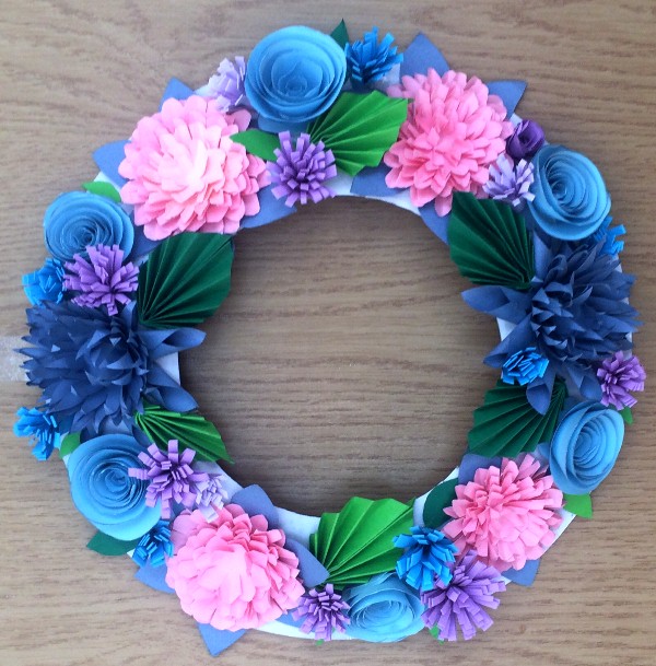 Віночок в блакитних тонах